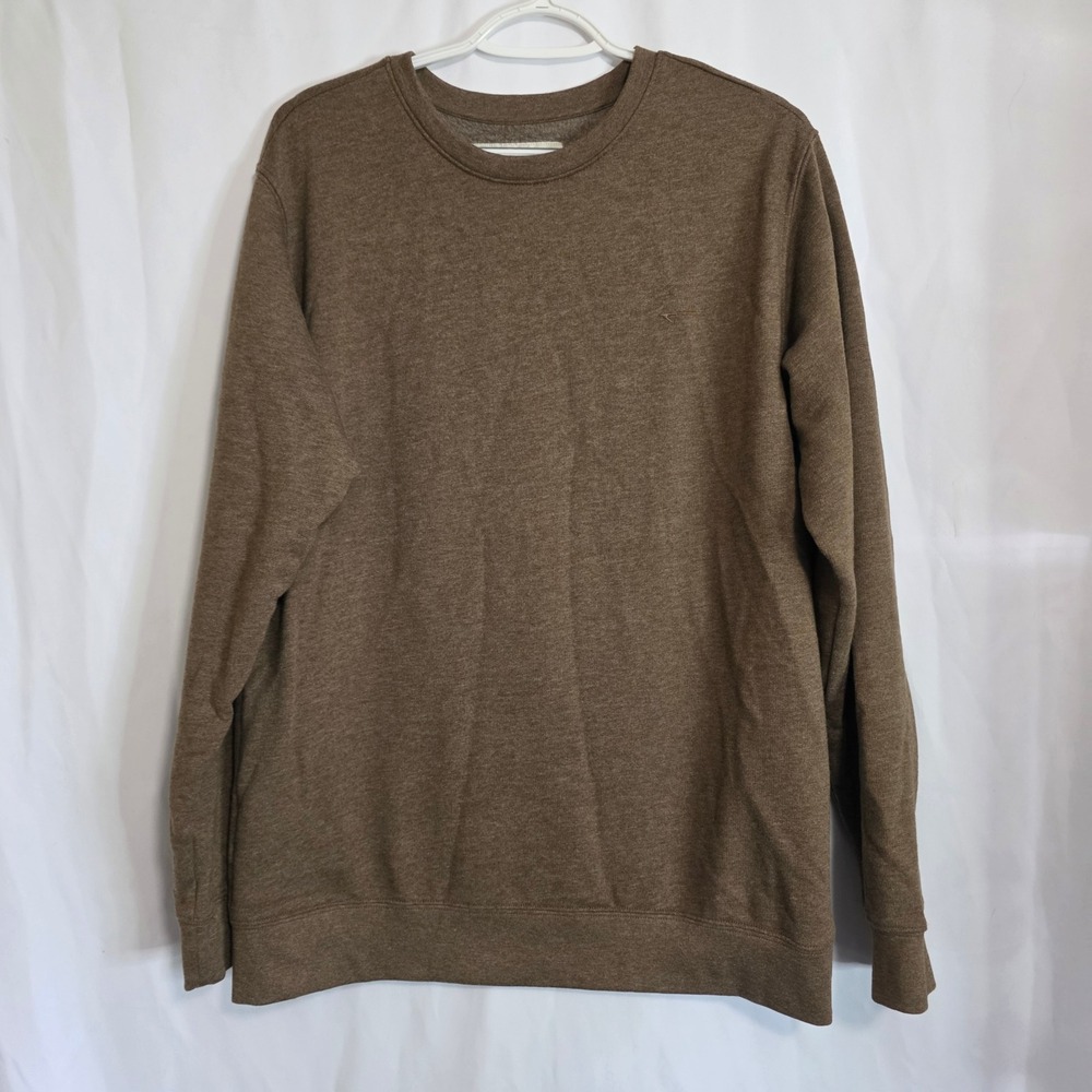 Smith Rogue Sweatshirt Mens Large Brown Crewneck Fleece Montana Rugged‎ Gorpcore